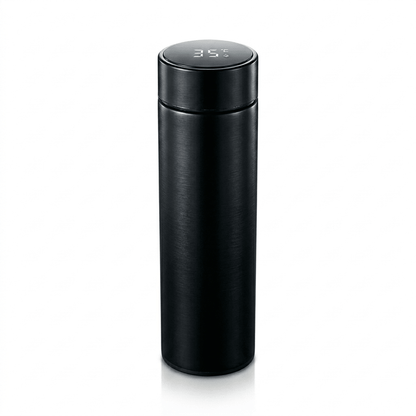 Smart LED Temperature Display Water Bottle – 500ML Stainless Steel Insulated Flask - Draw Bot Kids