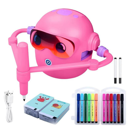 Smart Drawing Robot for Kids – Educational Toy with Cards & Pens - Draw Bot Kids