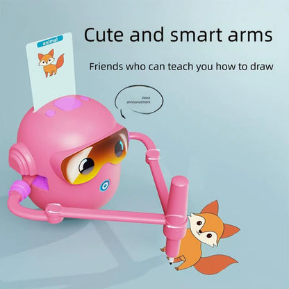 Smart Drawing Robot for Kids – Educational Toy with Cards & Pens - Draw Bot Kids